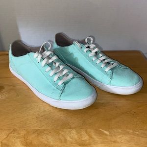 COLE HAAN GRAND OS TRAFTON COURT CLUB Aqua Sneakers Shoes W07024 Women's Sz 7.5